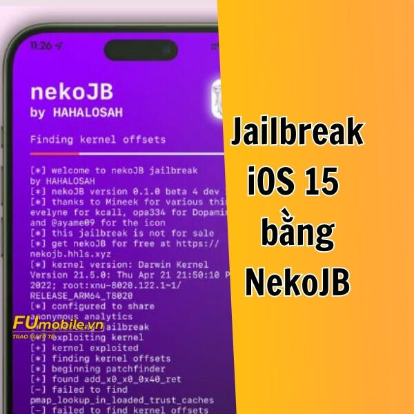 Cách mở khóa iPhone với Neko Jailbreak iOS 15 chi tiết