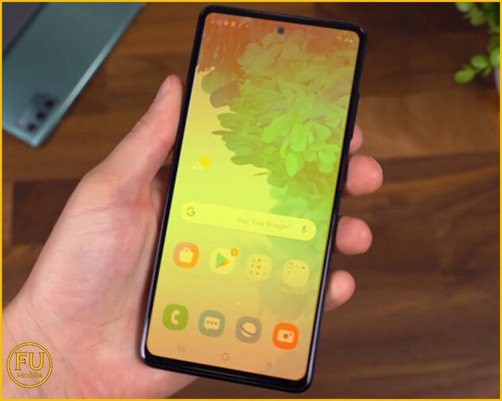 Màn hình điện thoại bị ố vàng sau sửa chữa