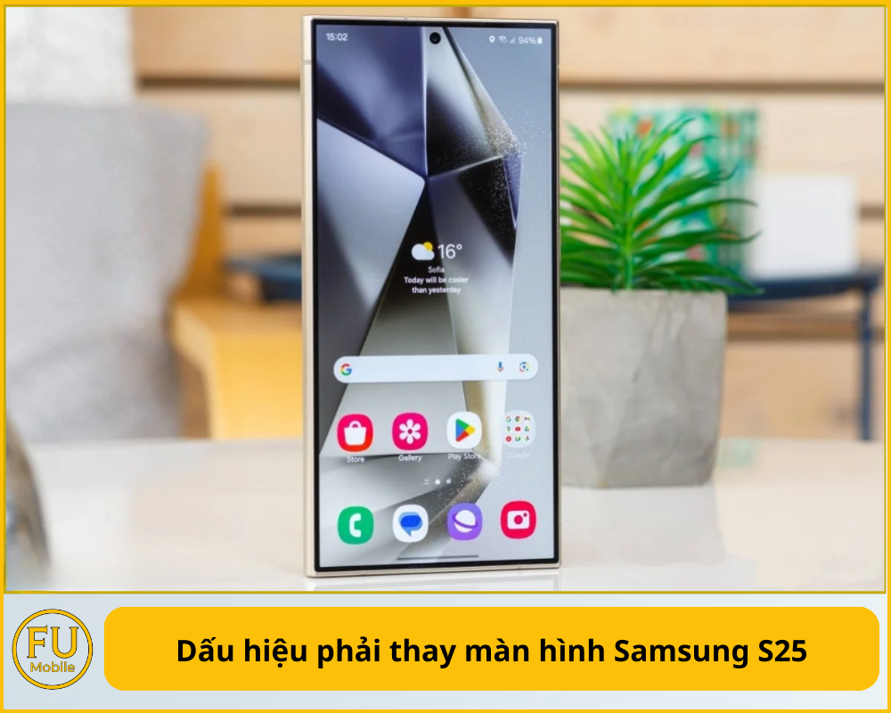Dấu hiệu phải thay màn hình Samsung S25