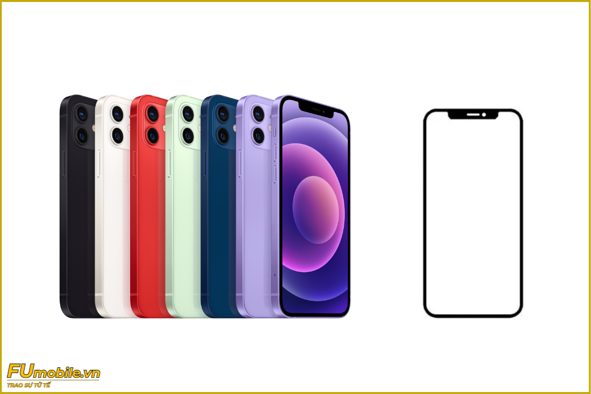Ép kính iPhone 12 zin đẹp, lấy ngay