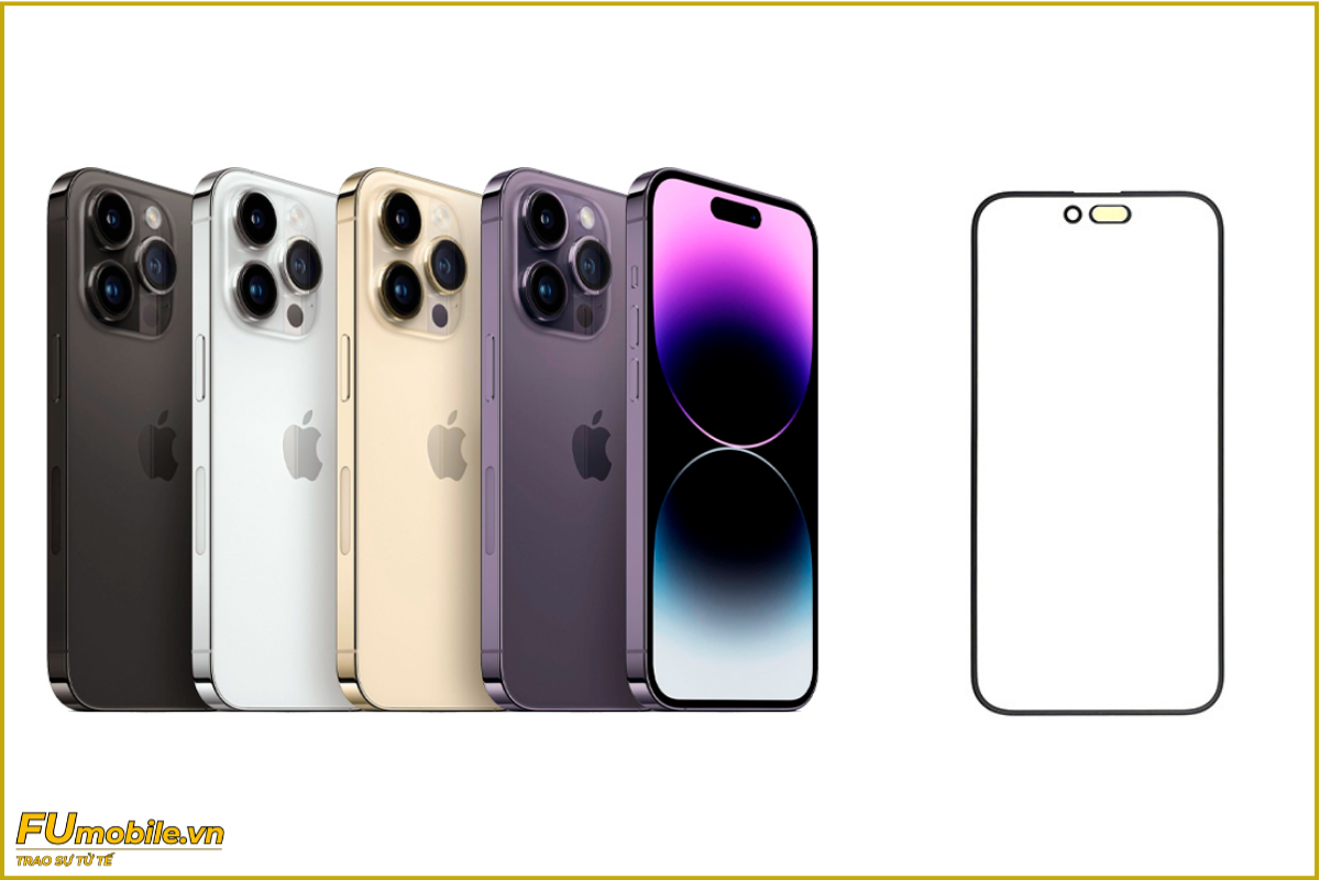 Ép kính iPhone 14 Pro Max chuẩn đẹp, lấy ngay