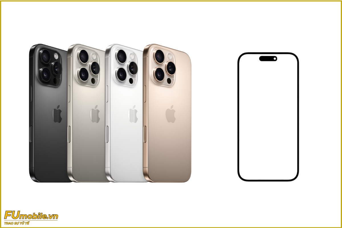 Ép kính iPhone 15 Pro chuẩn đẹp, giá rẻ