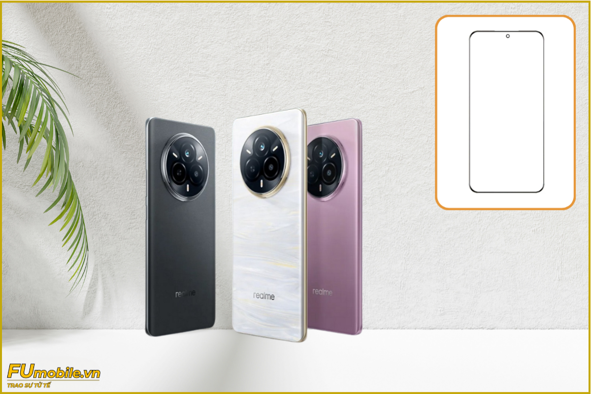 Ép kính Realme 14 Pro 5G chuẩn đẹp, lấy ngay