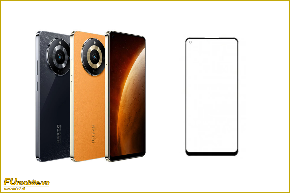 Ép kính Realme Narzo 60 chuẩn đẹp, lấy ngay