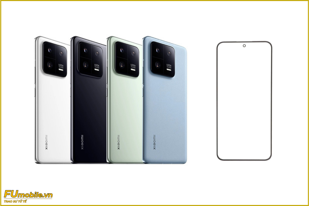 Ép kính Xiaomi 13 chuẩn đẹp, giá rẻ