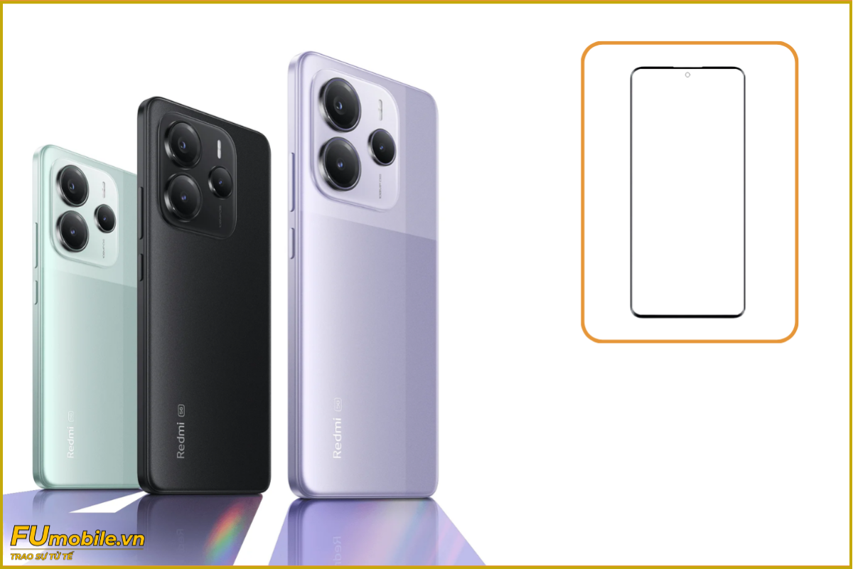 Ép kính Xiaomi Redmi Note 14 5G chuẩn đẹp, lấy ngay