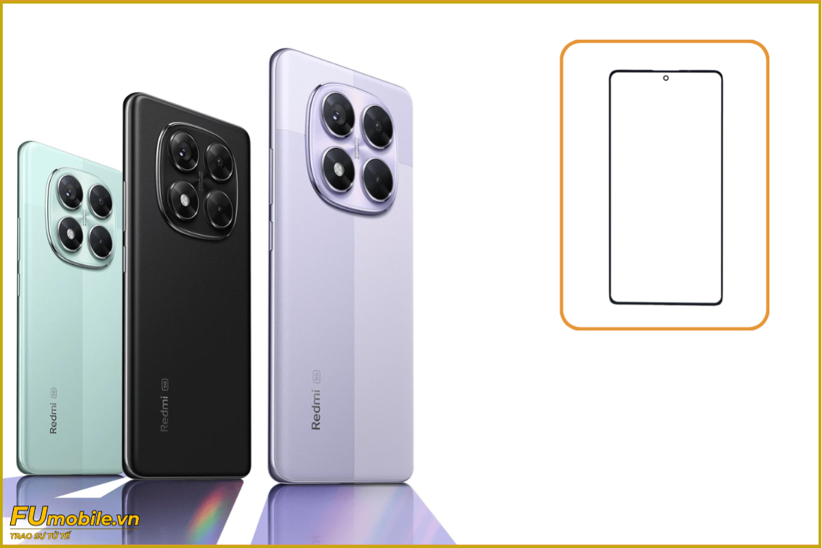Ép kính Xiaomi Redmi Note 14 Pro 5G chuẩn đẹp, lấy ngay