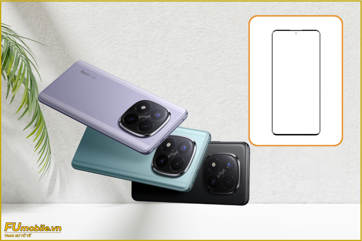 Ép kính Xiaomi Redmi Note 14 Pro Plus 5G chuẩn đẹp, lấy ngay