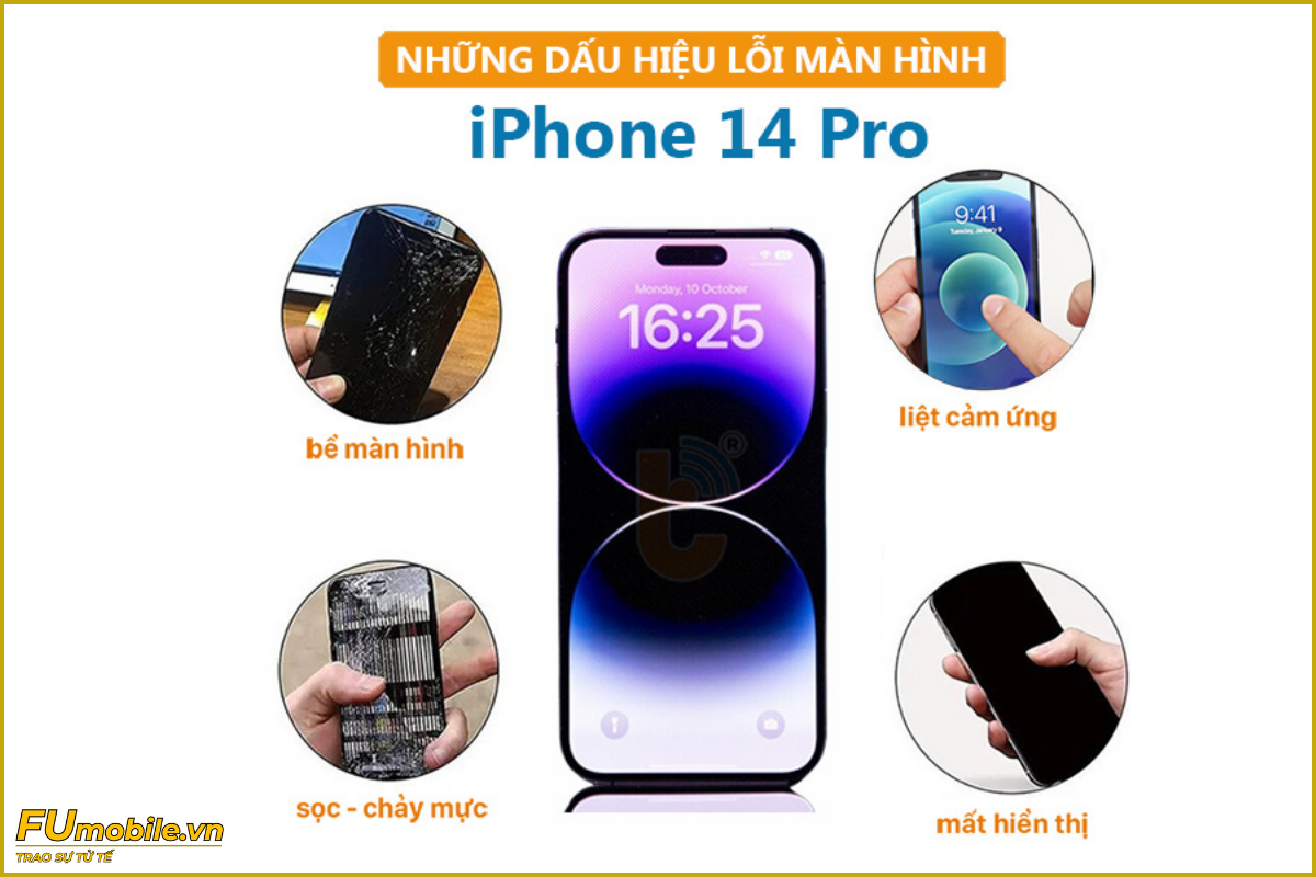 iPhone 14 Pro và các lỗi màn hình thường gặp