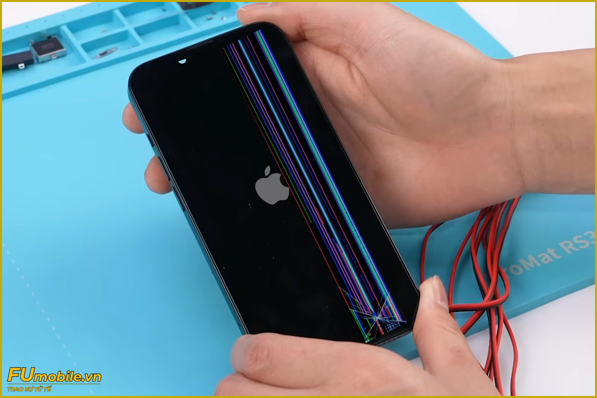 iPhone 16e hư màn hình cần thay mới