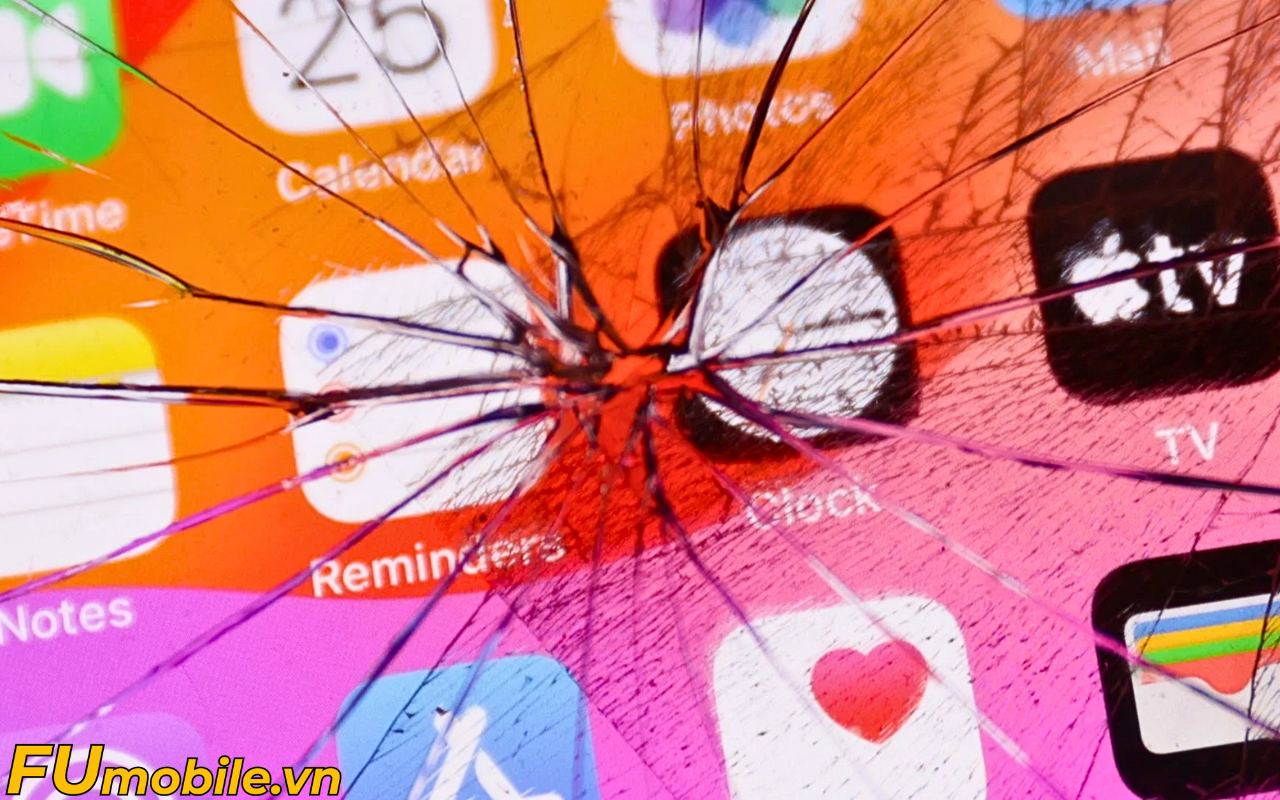 iPhone 16e hư màn hình