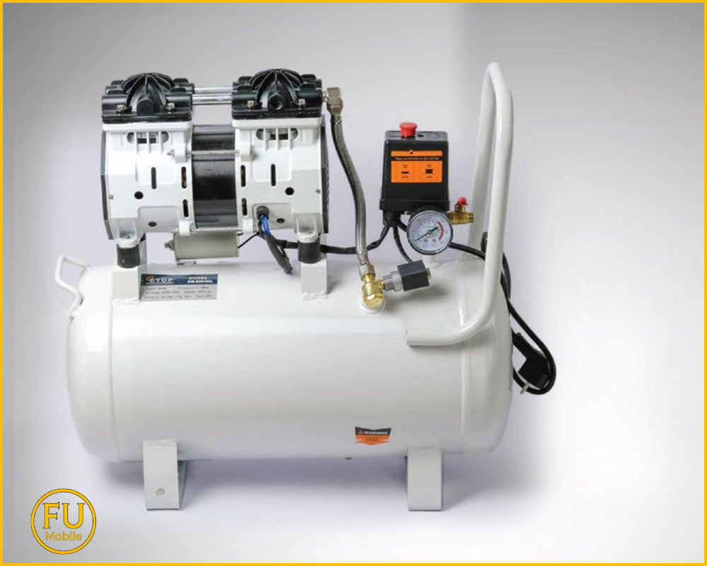 Máy nén khí dùng cho máy ép kính điện thoại
