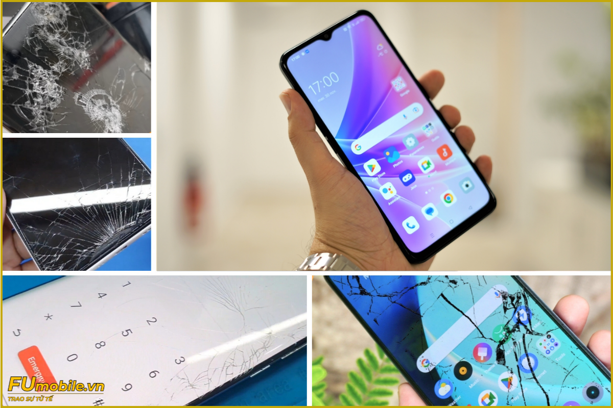 OPPO A77 và các dấu hiệu bể vỡ mặt kính thường gặp