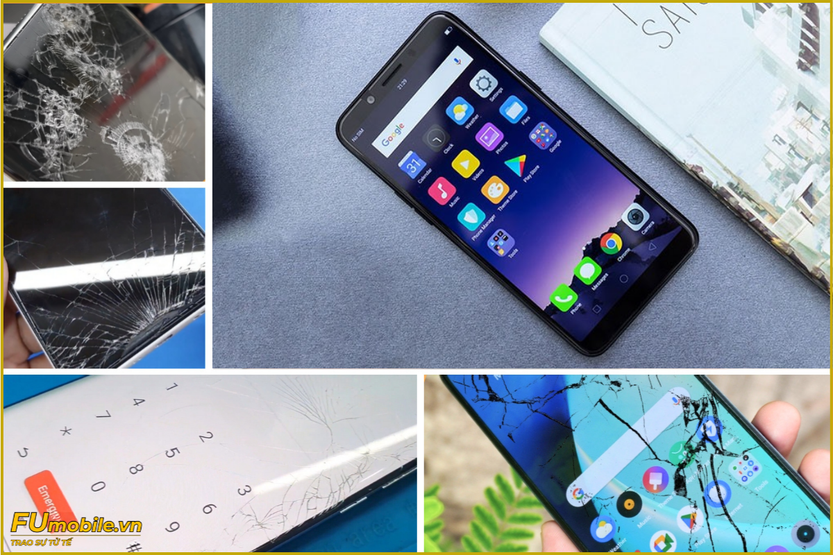OPPO A83 và các dấu hiệu bể vỡ mặt kính thường gặp