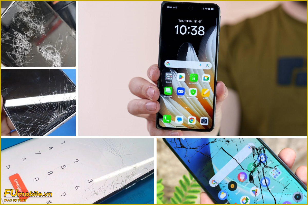 Oppo Find N5 và các dấu hiệu bể vỡ mặt kính thường gặp