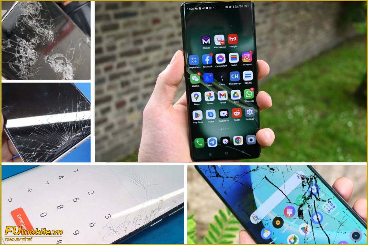 OPPO Find X6 và các dấu hiệu bể vỡ mặt kính thường gặp