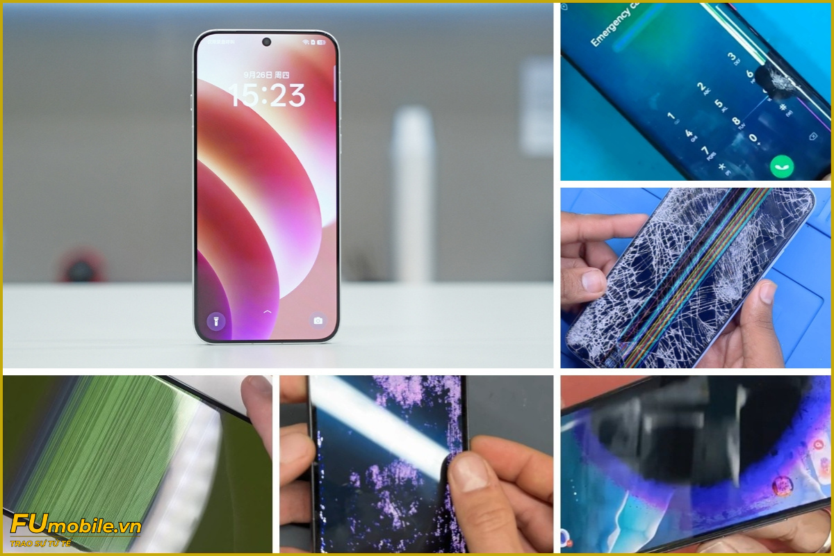 Oppo Find x8 Pro và các lỗi màn hình thường gặp