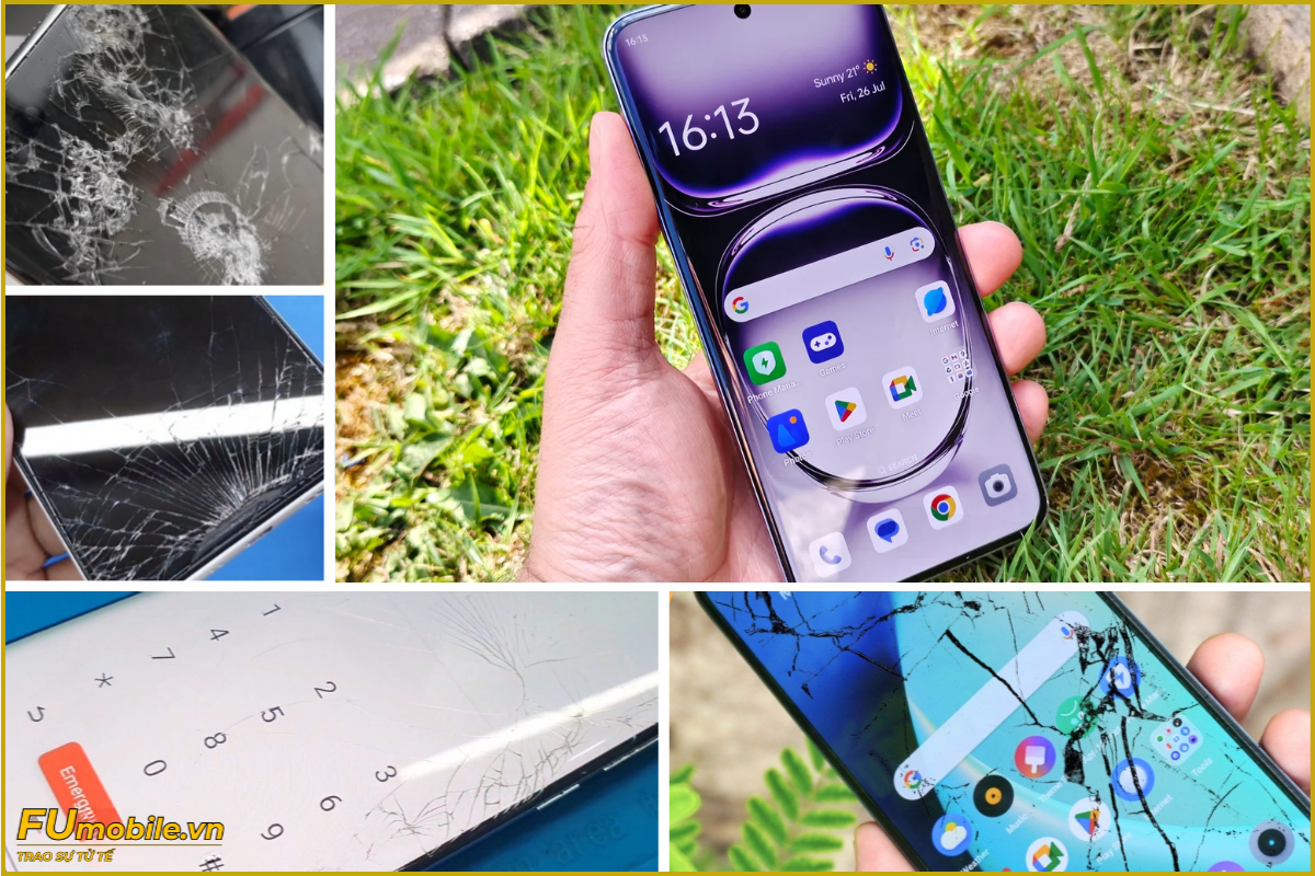 OPPO Reno12 Pro và các dấu hiệu bể vỡ mặt kính thường gặp