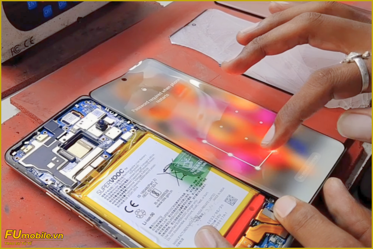 Quy trình ép kính Realme 14 Pro Plus 5G