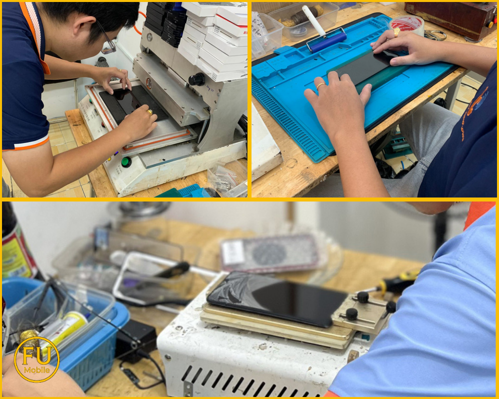 Quy trình thay kính Samsung Galaxy M30 tại FUmobile