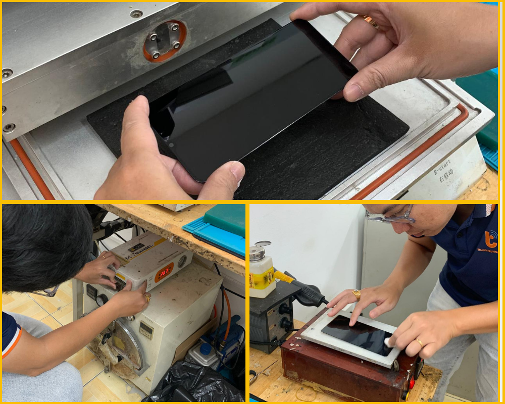 Quy trình thay kính Samsung Galaxy M11 tại FUmobile