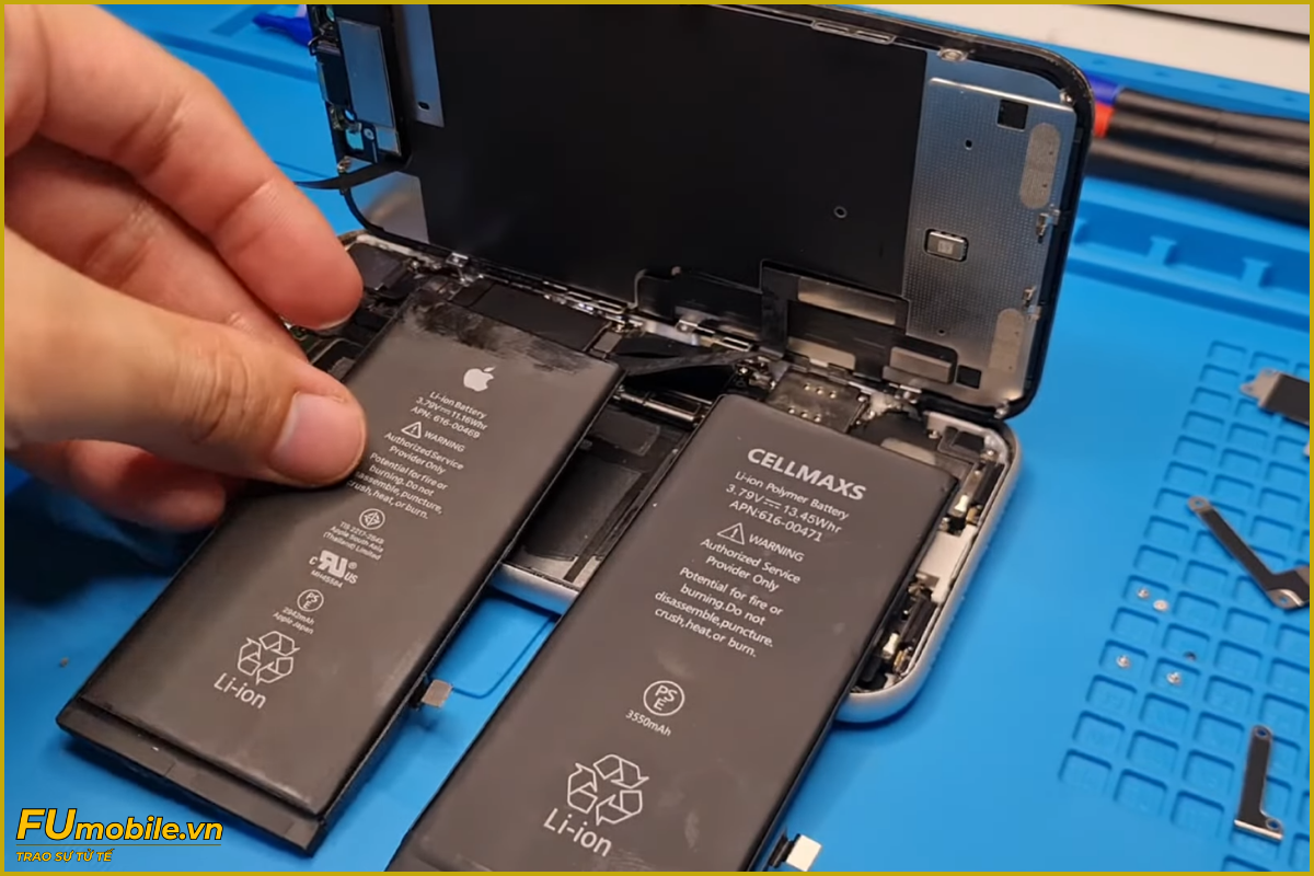 Quy trình thay pin iPhone XR