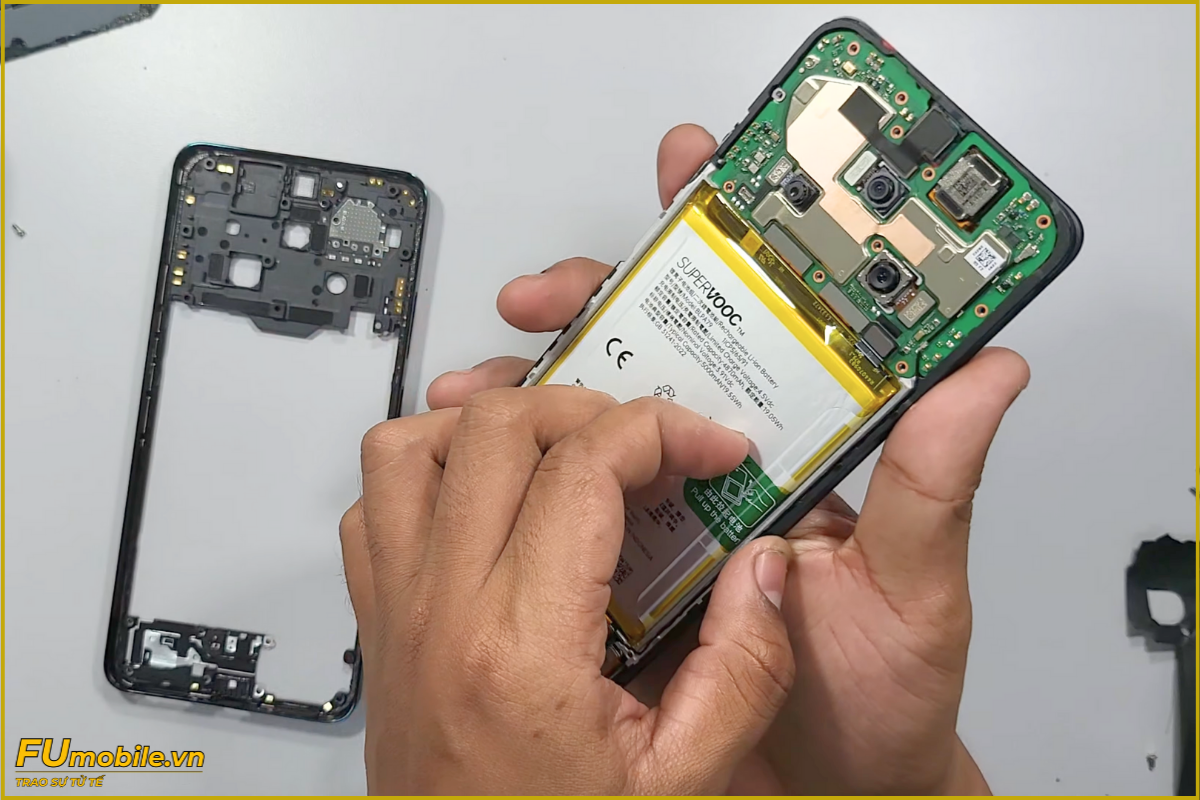 Quy trình thay pin OPPO Reno12 F