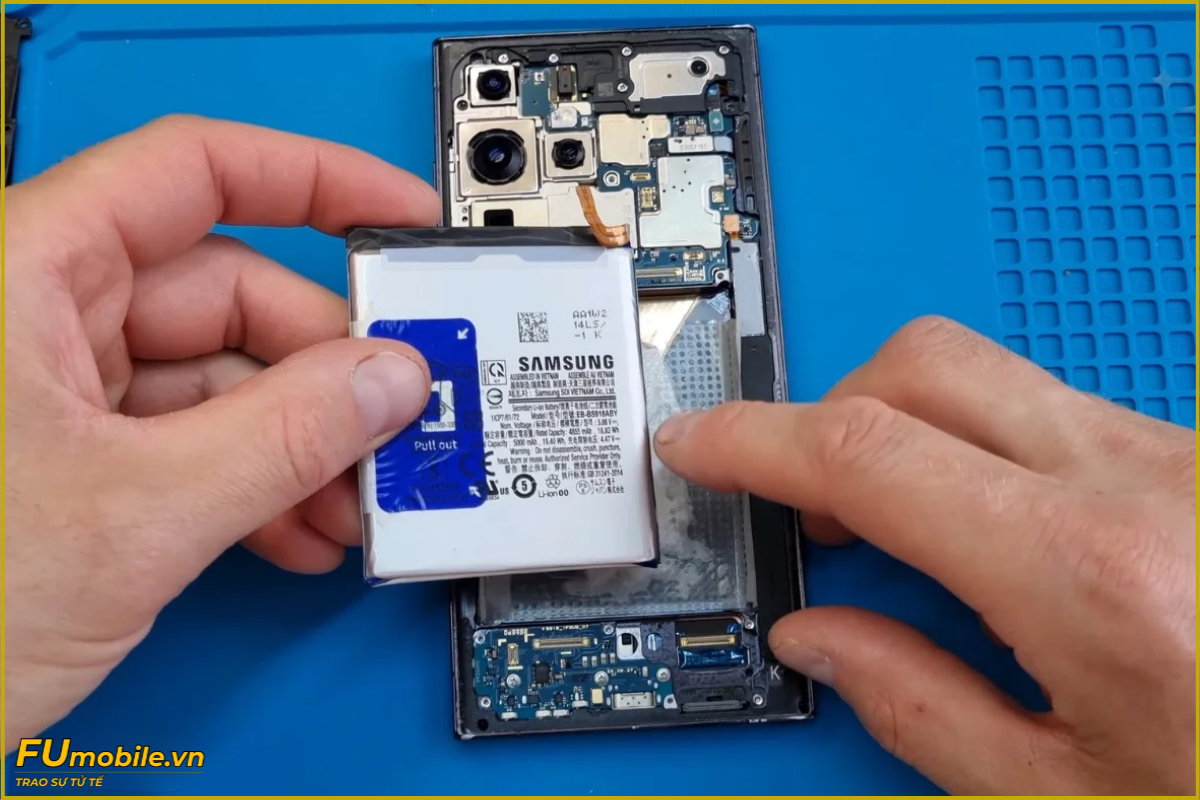 Quy trình thay pin Samsung S23 Ultra