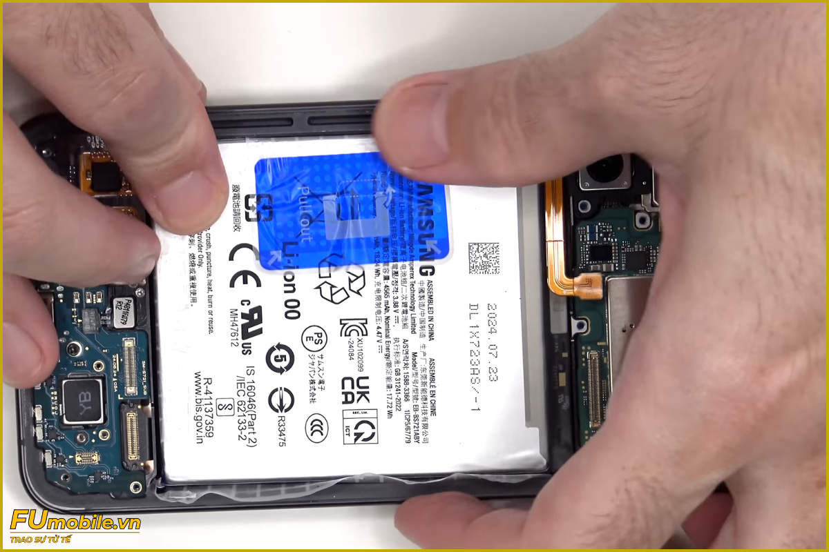 Quy trình thay pin Samsung S24 FE 5G