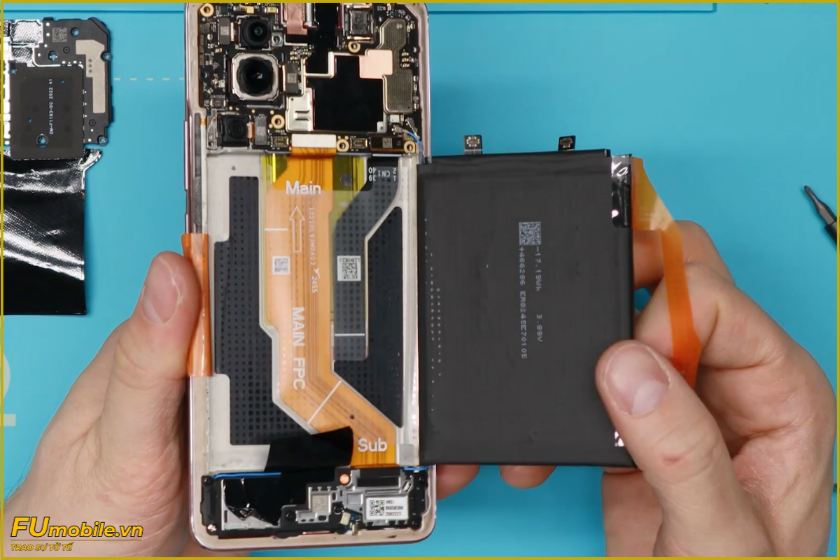 Quy trình thay pin Xiaomi 13 Lite