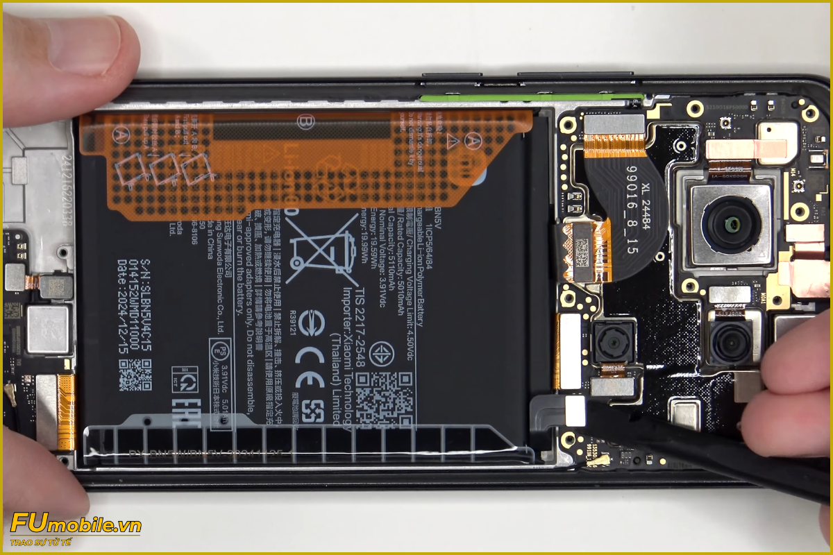 Quy trình thay pin Xiaomi POCO X7