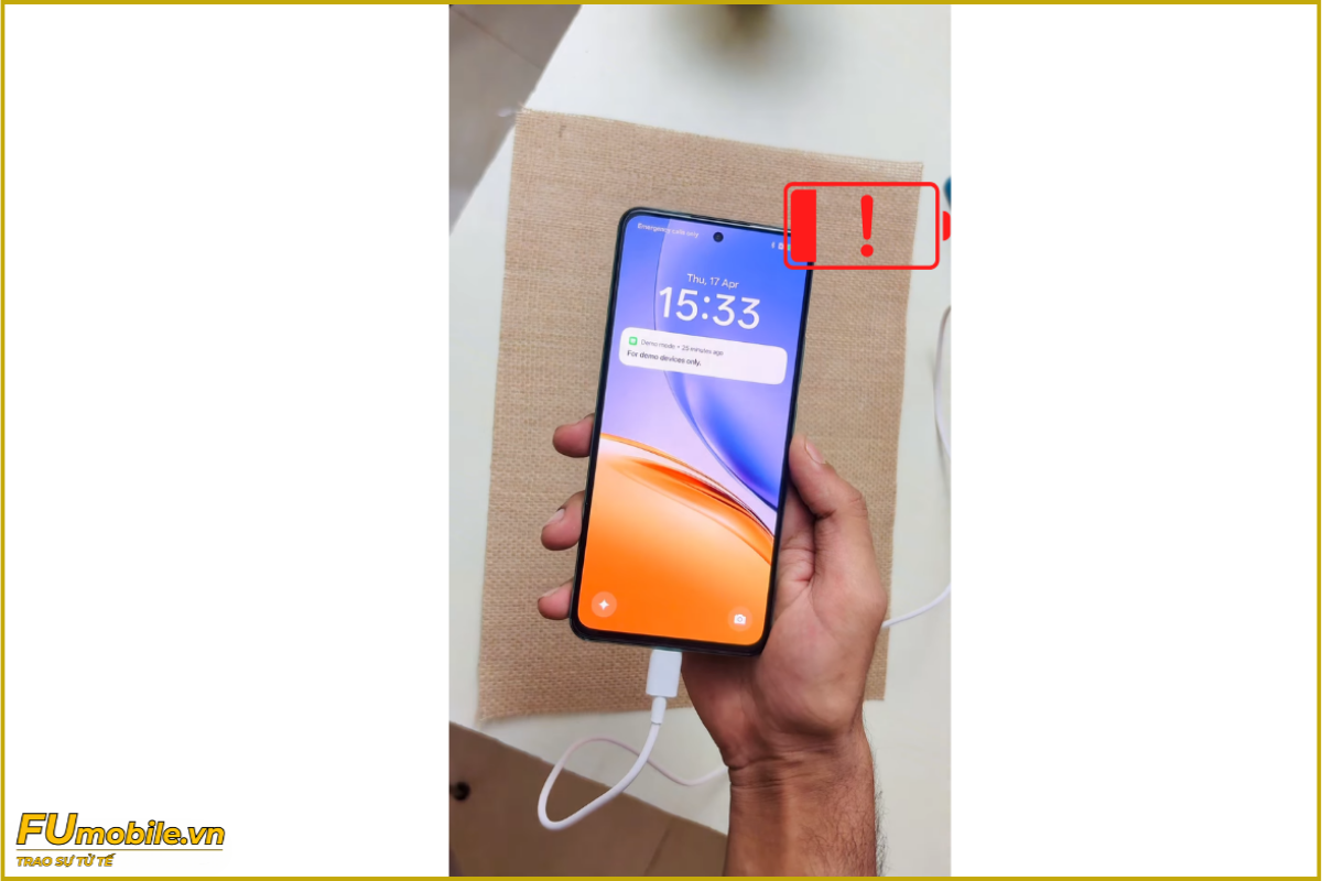 Realme 14T 5G lỗi pin sạc không vào