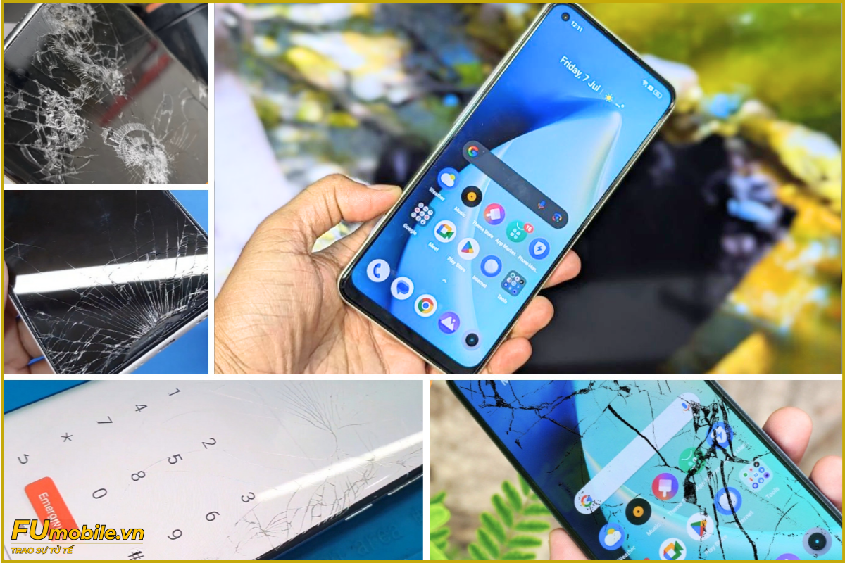 Realme Narzo 60 và các dấu hiệu bể vỡ mặt kính thường gặp