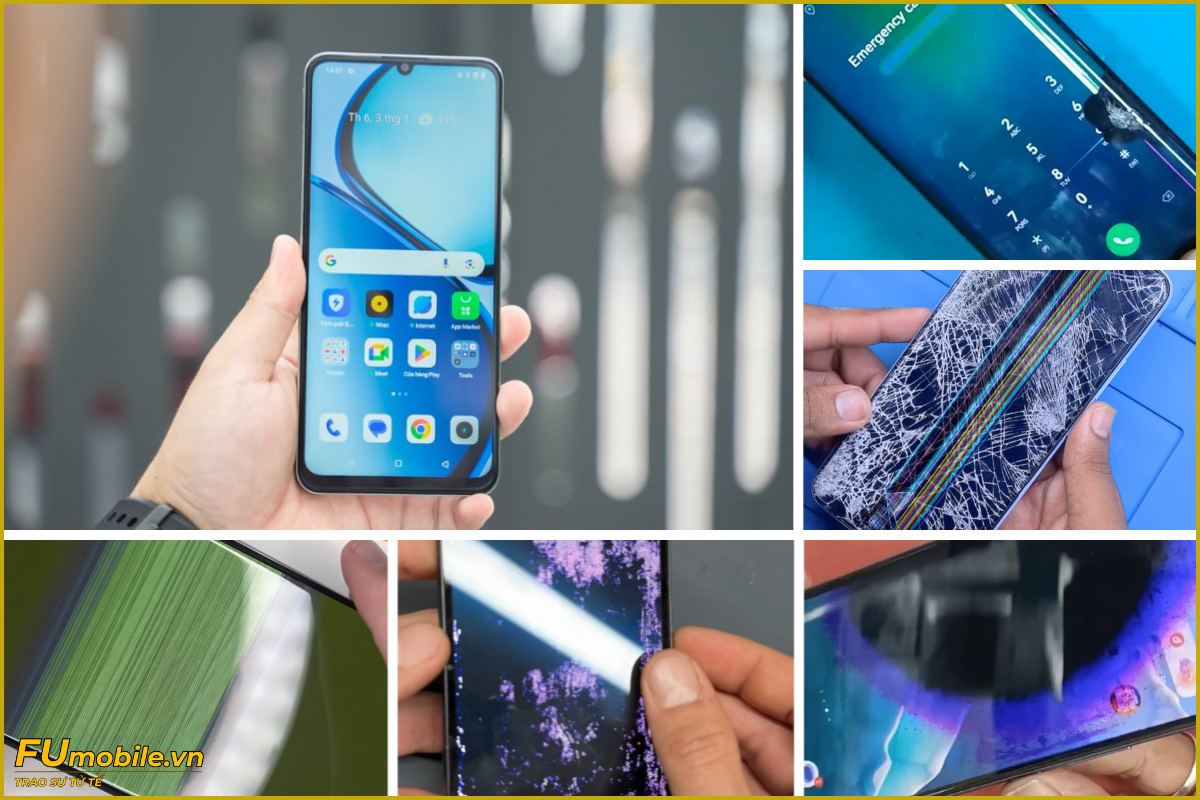 Realme Note 60X và các lỗi màn hình thường gặp