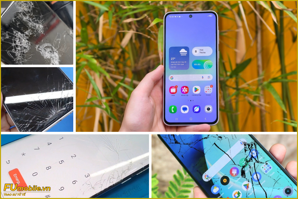 Samsung Galaxy A36 5G và các dấu hiệu bể vỡ mặt kính thường gặp