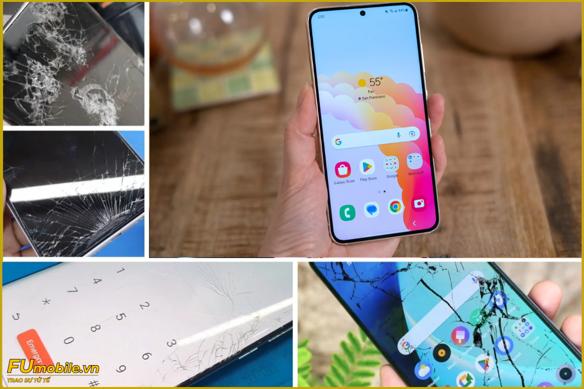 Samsung Galaxy S23 và dấu hiệu nứt bể mặt kính thường gặp