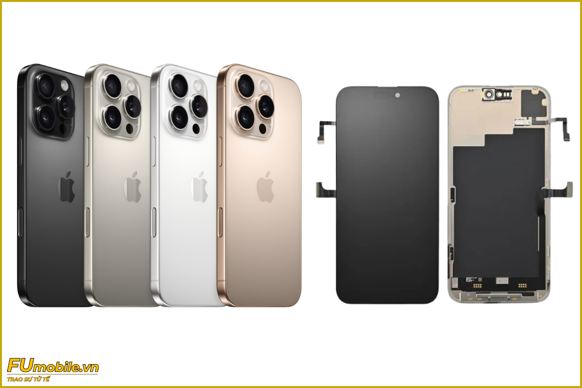 Thay màn hình iPhone 15 Pro Max chính hãng, giá rẻ