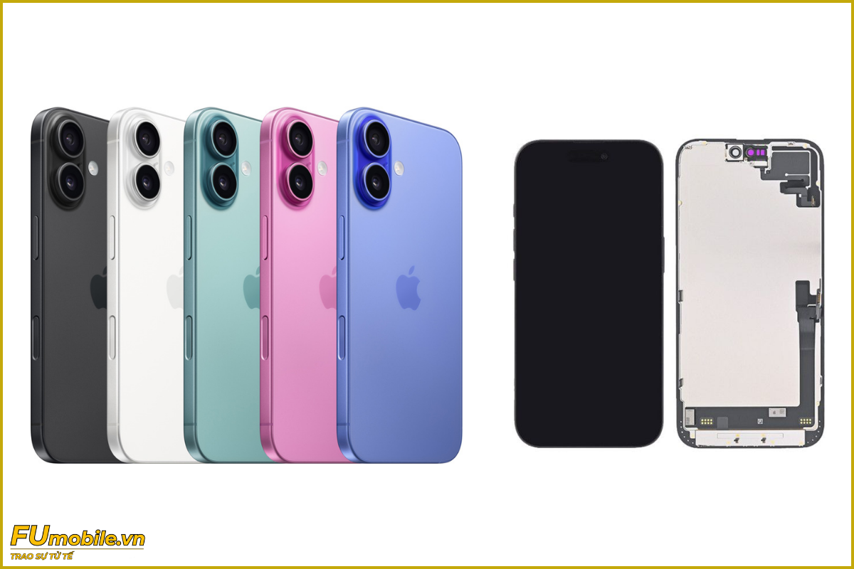 Thay màn hình iPhone 16 chính hãng, giá rẻ