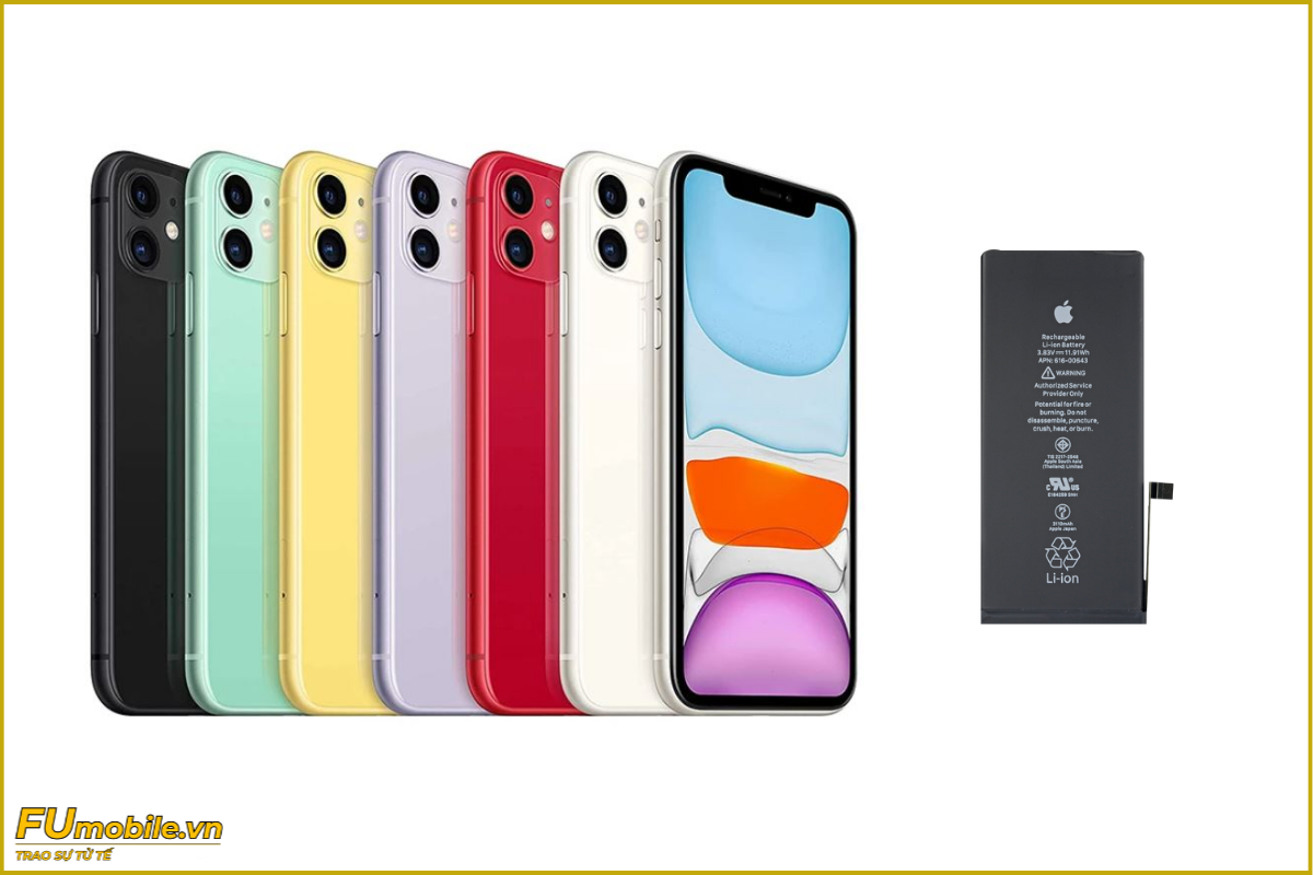 Thay pin iPhone 11 chính hãng, giá rẻ