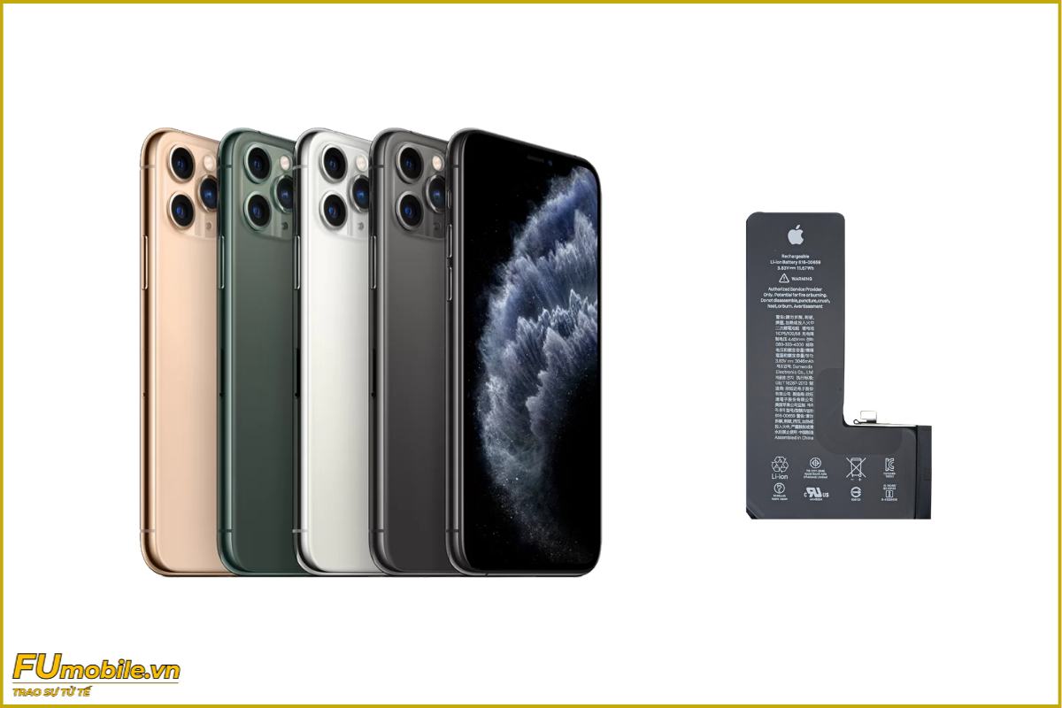 Thay pin iPhone 11 Pro chính hãng, giá rẻ