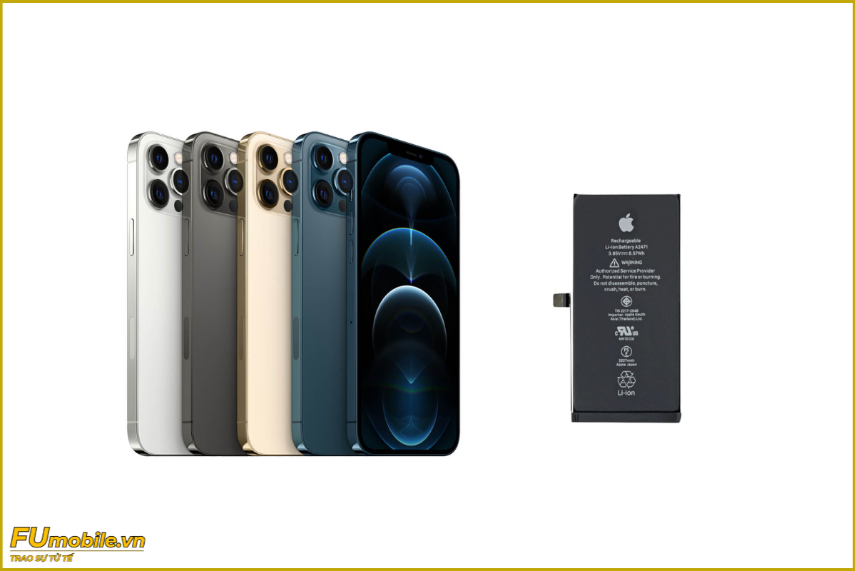 Thay pin iPhone 12 Pro chính hãng, giá rẻ