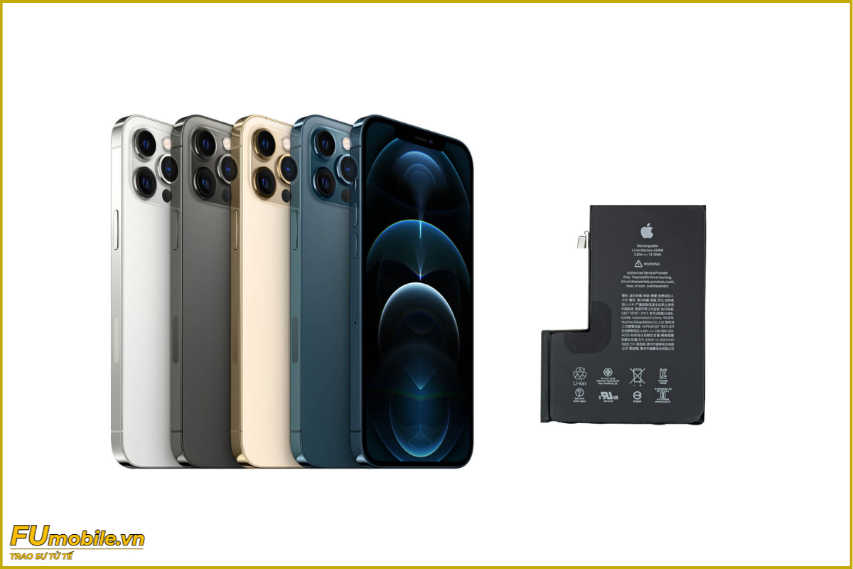 Thay pin iPhone 12 Pro Max chính hãng, lấy ngay
