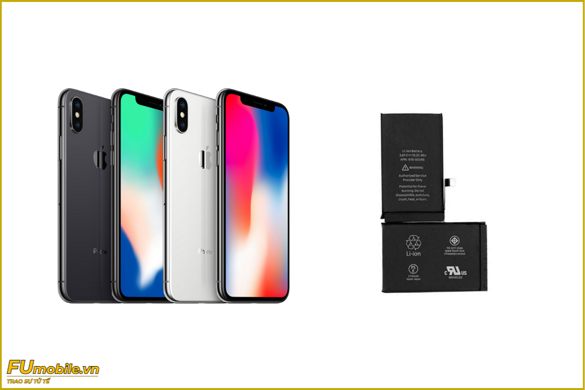 Thay pin iPhone X chính hãng, lấy ngay