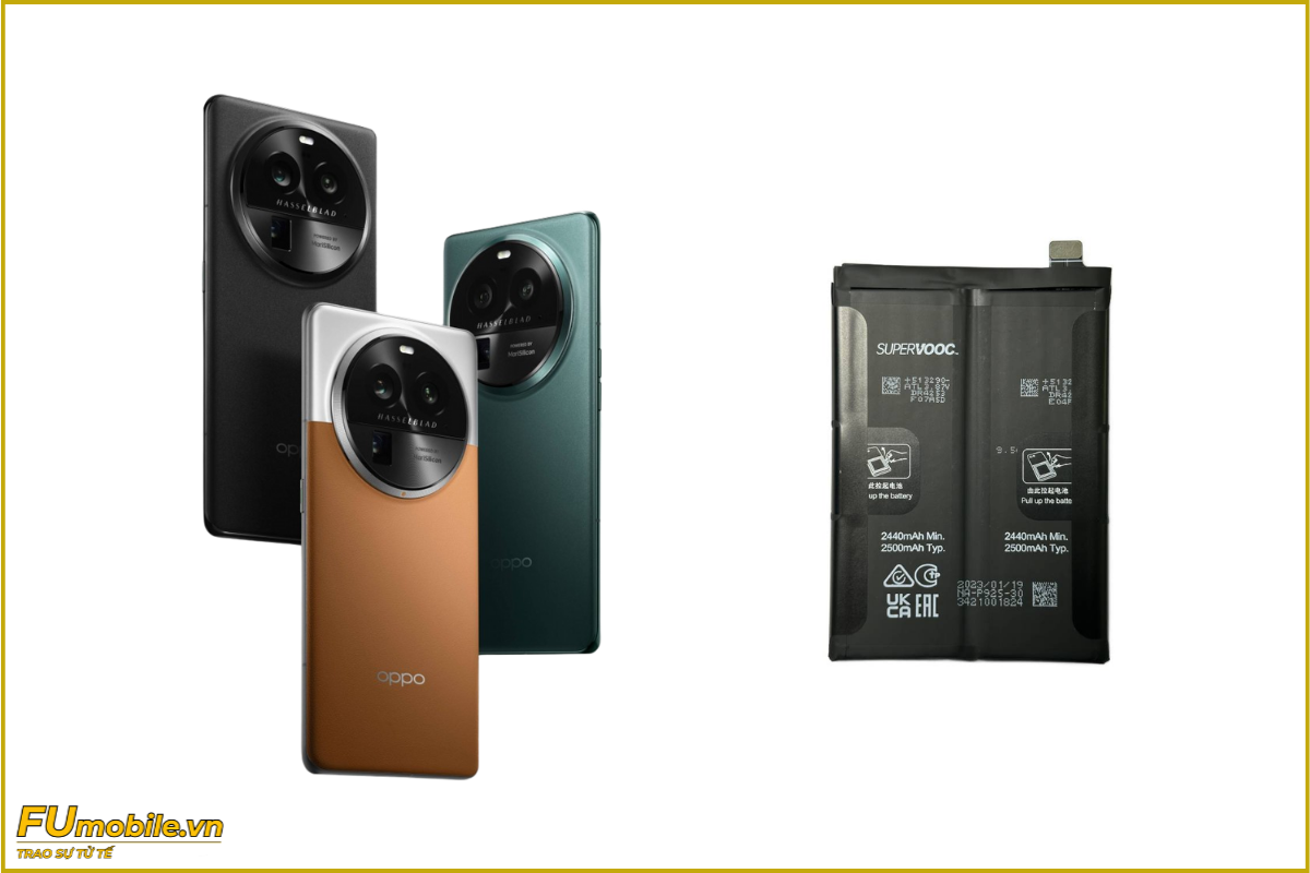 Thay pin OPPO Find X6 Pro chính hãng, lấy ngay