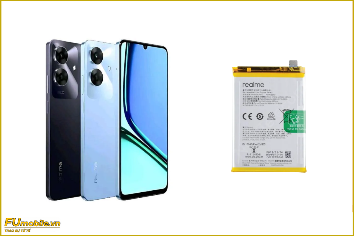 Thay pin Realme Note 60 chính hãng, giá rẻ