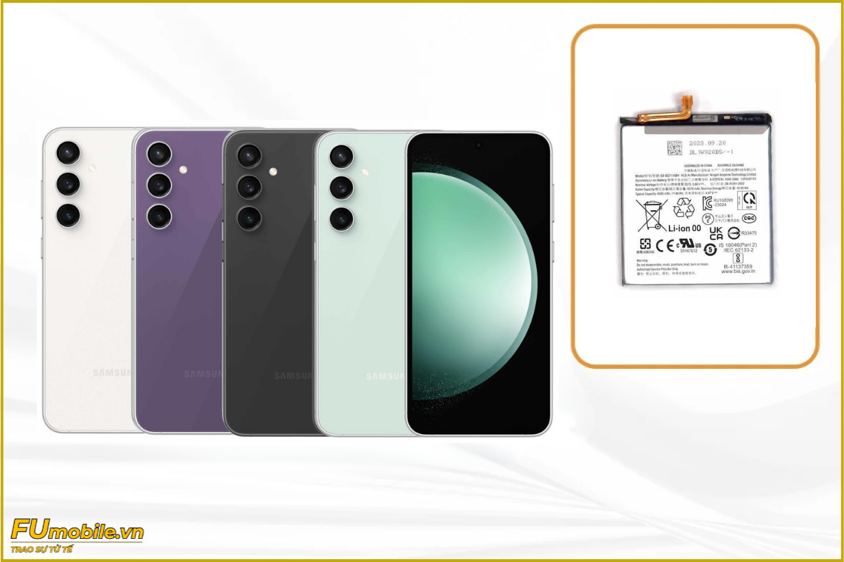Thay pin Samsung Galaxy S23 FE chính hãng, giá rẻ
