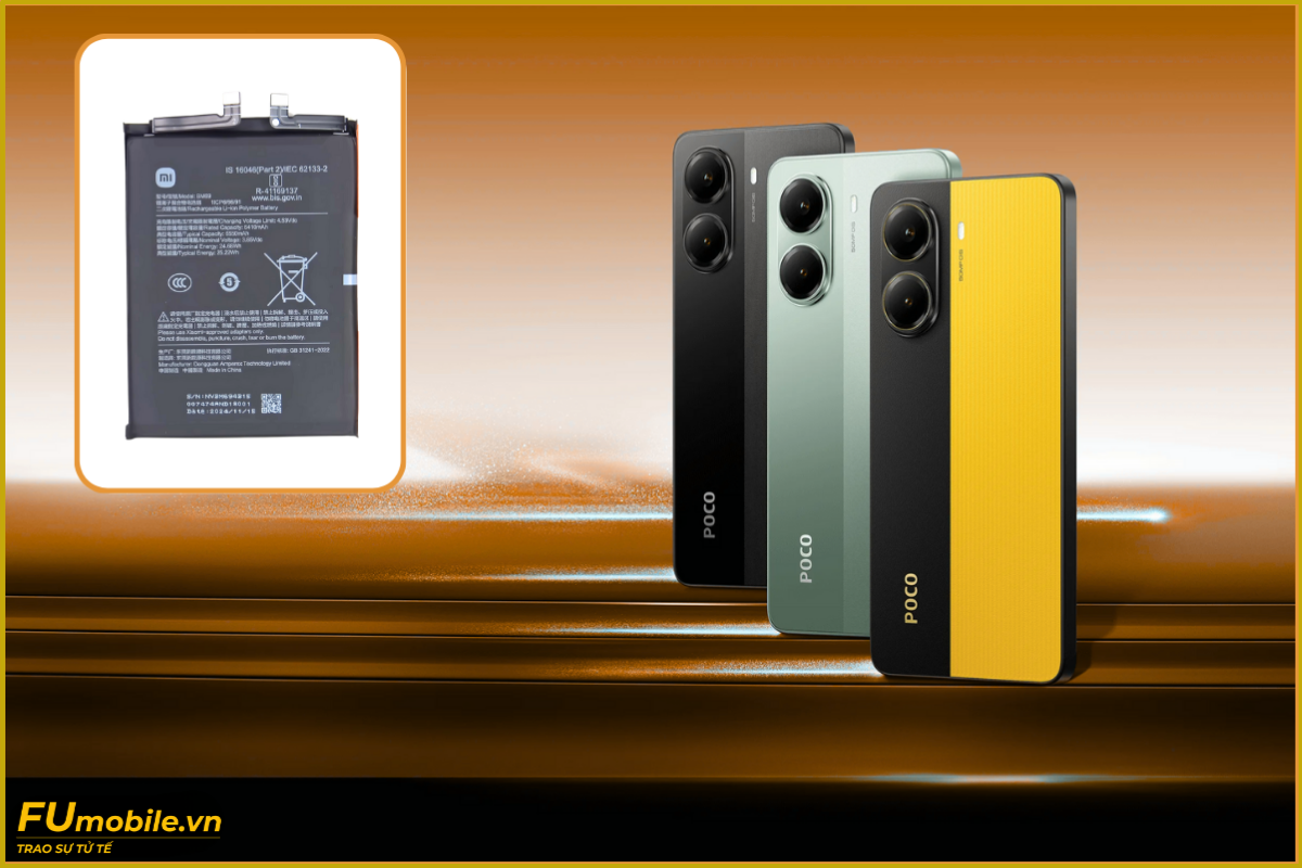 Thay pin Xiaomi POCO X7 Pro chính hãng, lấy ngay