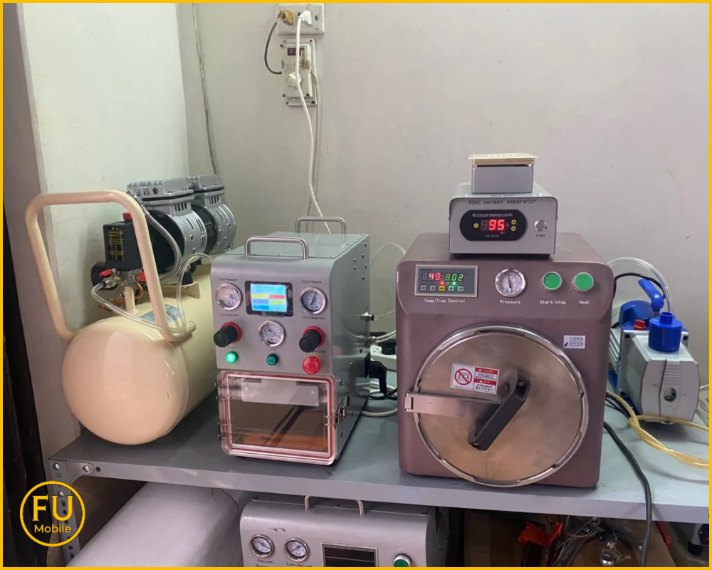 Thiếu trang thiết bị chuyên dụng trong ép kính