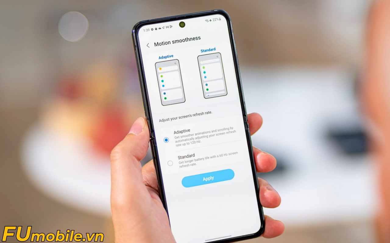 Thời lượng pin của Z Flip 4