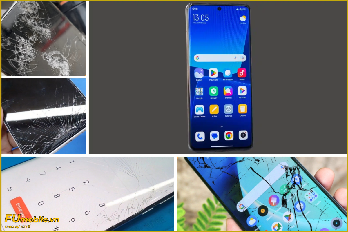 Xiaomi 13 Pro và các dấu hiệu bể vỡ mặt kính thường gặp